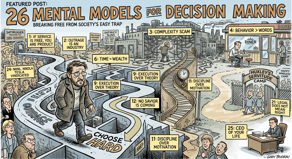 26 simple mental models for decision wisdom